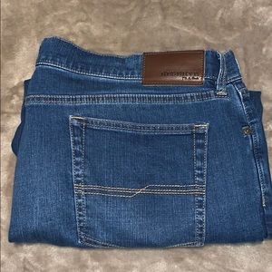 Jos. A. Bank dark wash jeans. Size 42/30